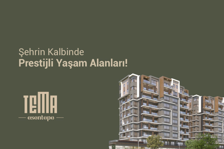 Bursa’da Depreme Dayanıklı Konutlar: TEMA ESENTEPE Projesi