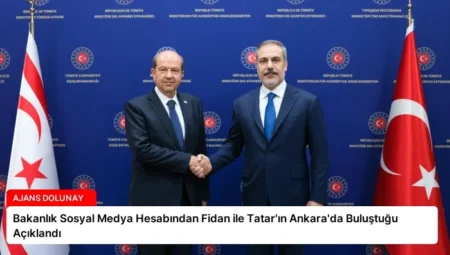 Bakanlık Sosyal Medya Hesabından Fidan ile Tatar’ın Ankara’da Buluştuğu Açıklandı