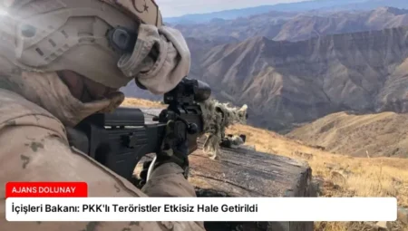 İçişleri Bakanı: PKK’lı Teröristler Etkisiz Hale Getirildi