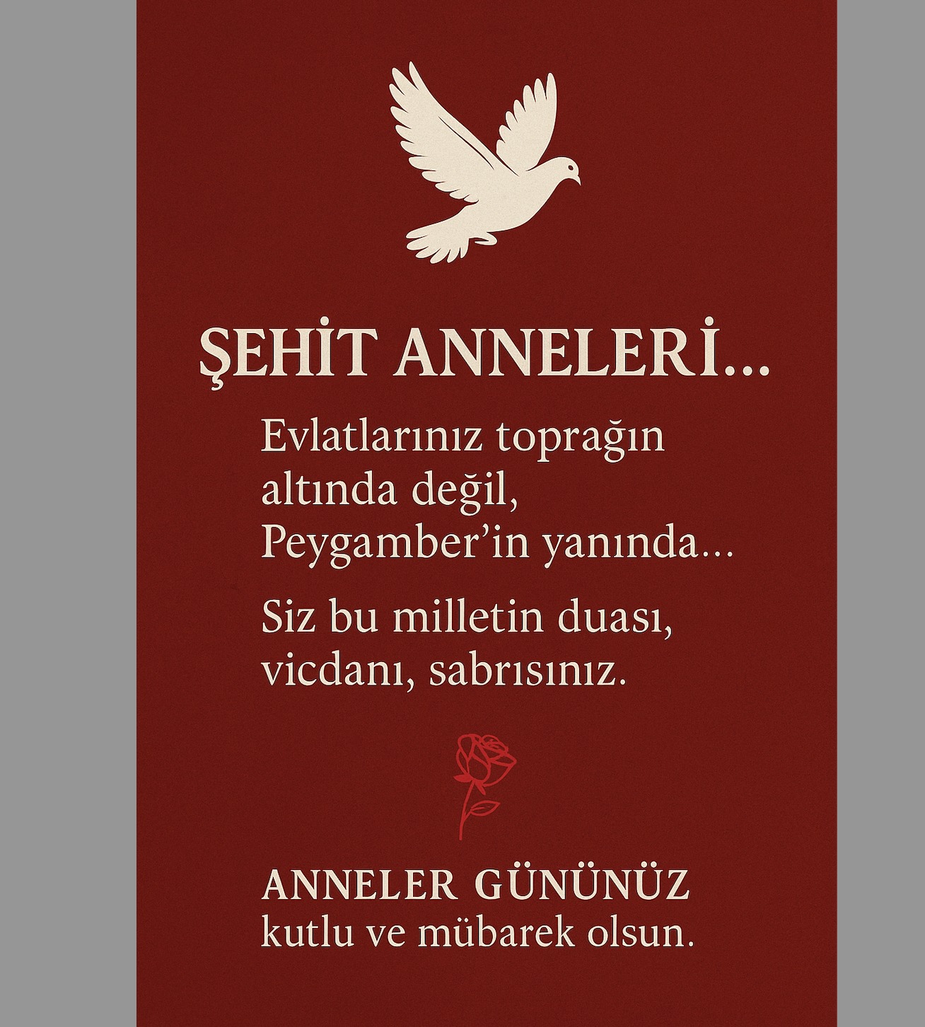 İbrahim Murat Gündüz’den Anneler Günü’nde Anlamlı Vefa: “Şehit annelerinin gözyaşı, tarihin yazdığı bir destandır”