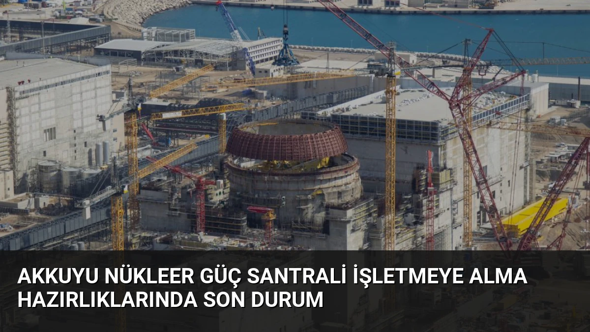 Akkuyu Nükleer Güç Santrali İşletmeye Alma Hazırlıklarında Son Durum