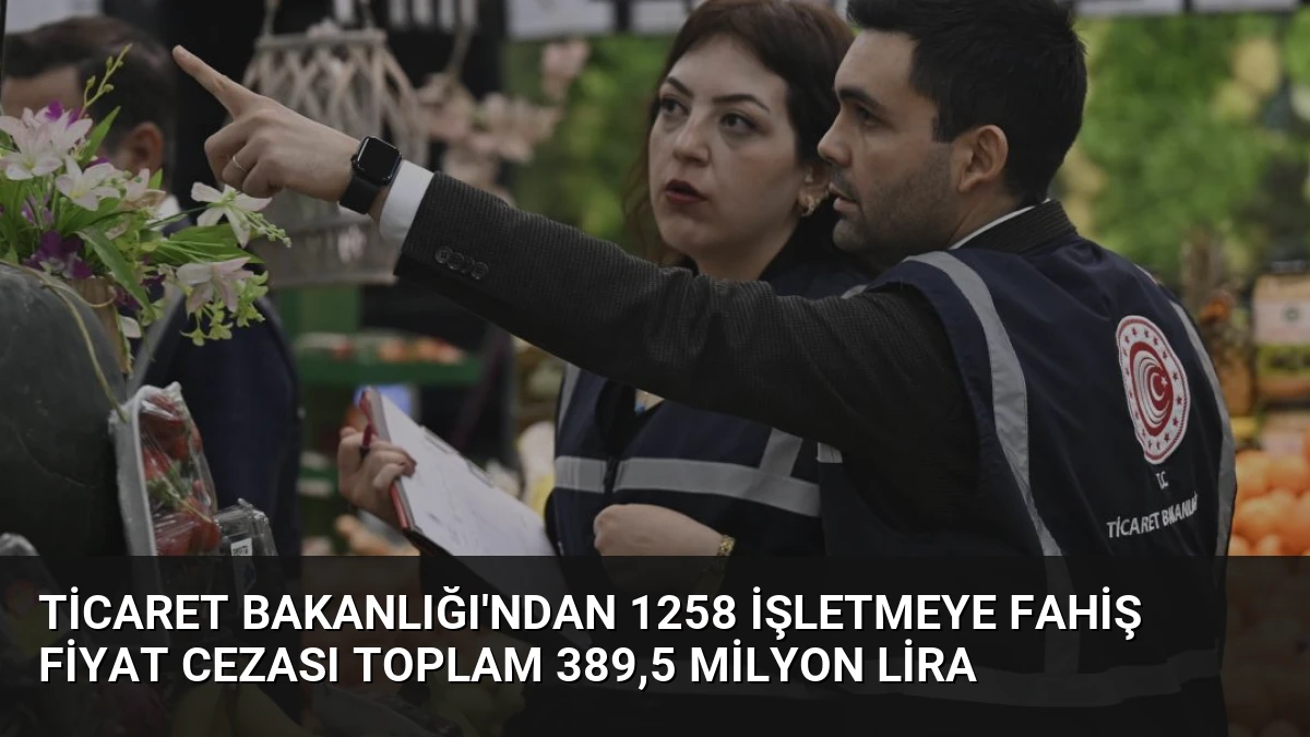 Ticaret Bakanlığı’ndan 1258 İşletmeye Fahiş Fiyat Cezası Toplam 389,5 Milyon Lira