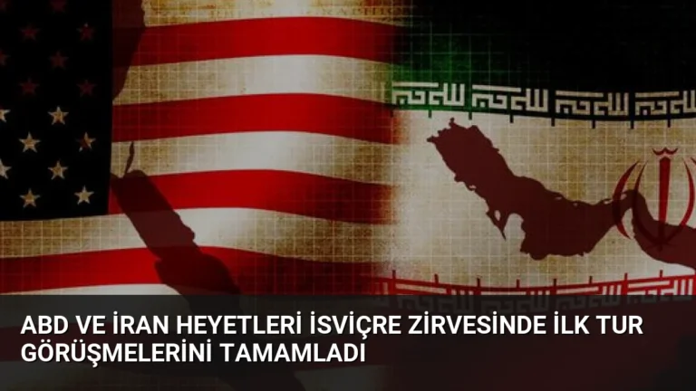 ABD ve İran Heyetleri İsviçre Zirvesinde İlk Tur Görüşmelerini Tamamladı