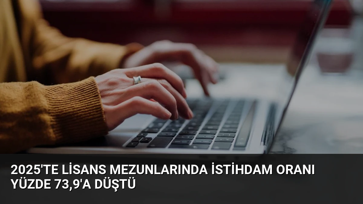 2025’te Lisans Mezunlarında İstihdam Oranı Yüzde 73,9’a Düştü