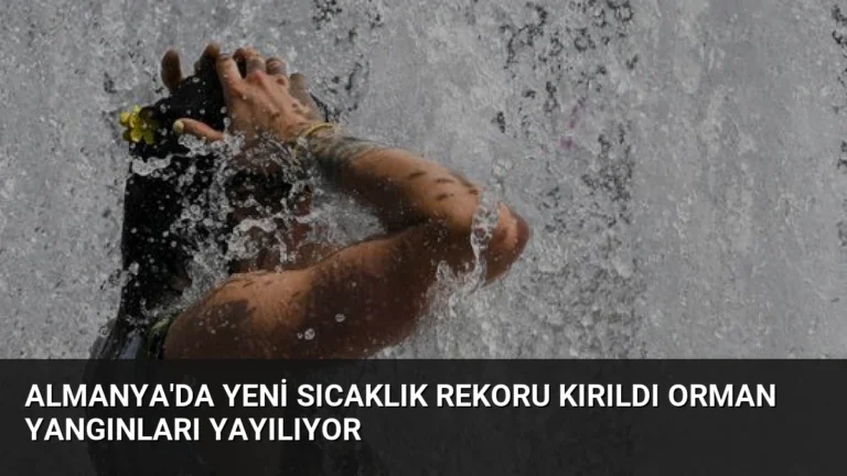 Almanya’da Yeni Sıcaklık Rekoru Kırıldı Orman Yangınları Yayılıyor