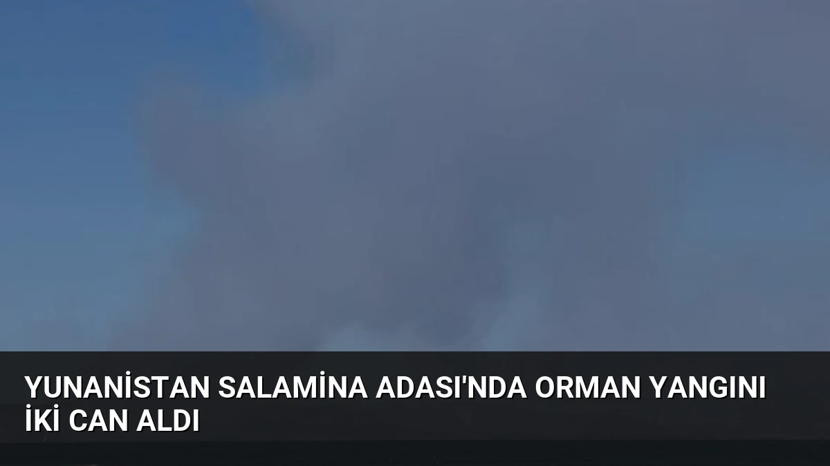 Yunanistan Salamina Adası’nda Orman Yangını İki Can Aldı