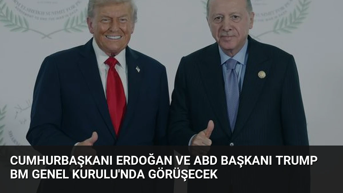 Cumhurbaşkanı Erdoğan ve ABD Başkanı Trump BM Genel Kurulu’nda Görüşecek