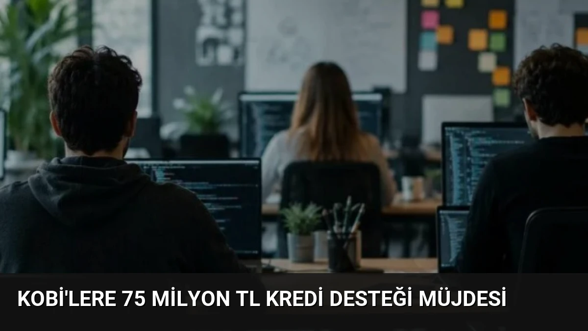KOBİ’lere 75 Milyon TL Kredi Desteği Müjdesi