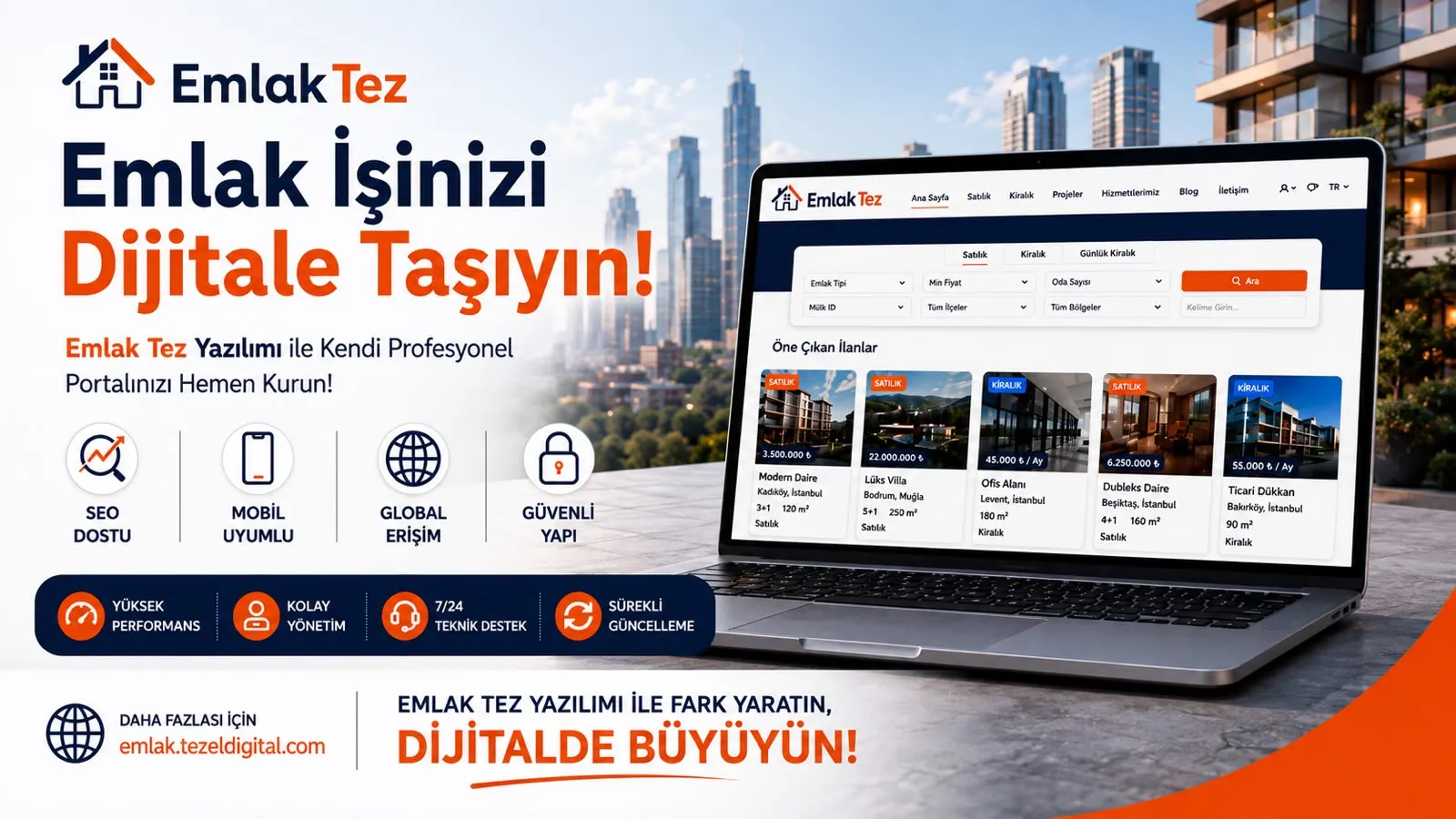 Gayrimenkul Sektörüne Özel Yeni Nesil Dijital Çözüm: EmlakTez