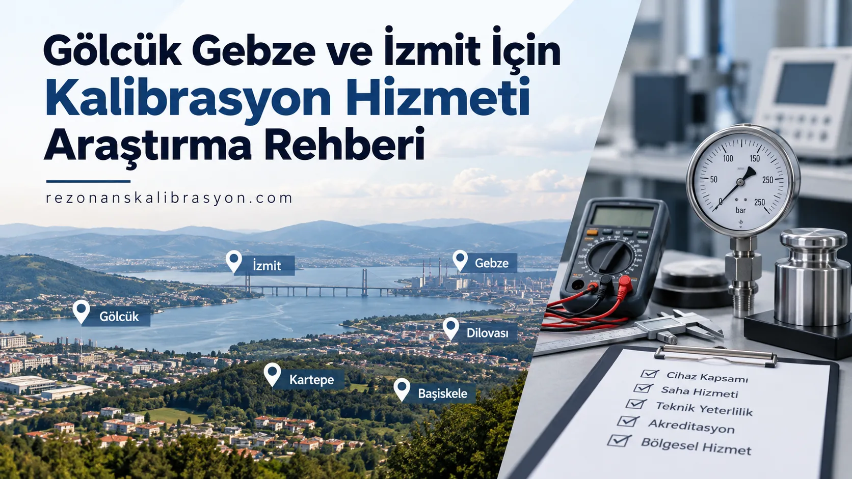 Gölcük Gebze ve İzmit İçin Kalibrasyon Hizmeti Araştırma Rehberi