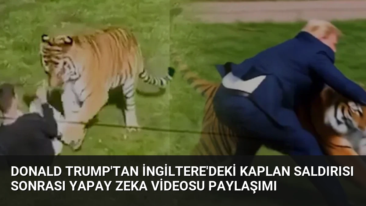 Donald Trump’tan İngiltere’deki Kaplan Saldırısı Sonrası Yapay Zeka Videosu Paylaşımı