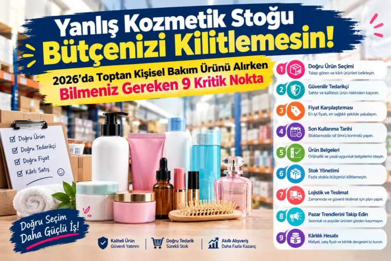 Yanlış Kozmetik Stoğu Bütçenizi Kilitlemesin! 2026’da Toptan Kişisel Bakım Ürünü Alırken Bilmeniz Gereken 9 Kritik Nokta