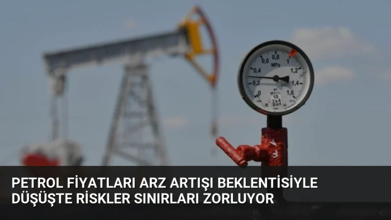 Petrol Fiyatları Arz Artışı Beklentisiyle Düşüşte Riskler Sınırları Zorluyor